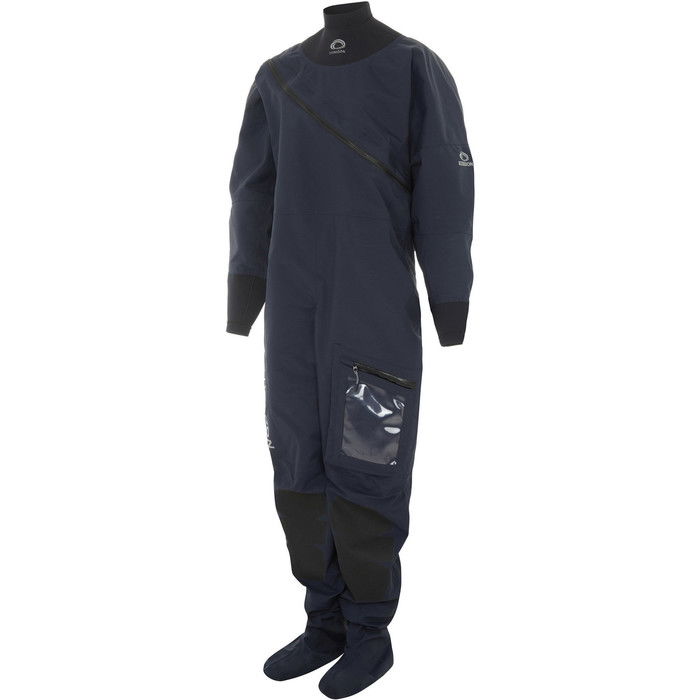 2024 Typhoon Mujer Marros Front Zip Traje Seco 100190 - Navy